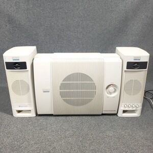 Altec Lansing ACS400 PC Computer Speakers & ACS250 Powered Subwoofer Vintage